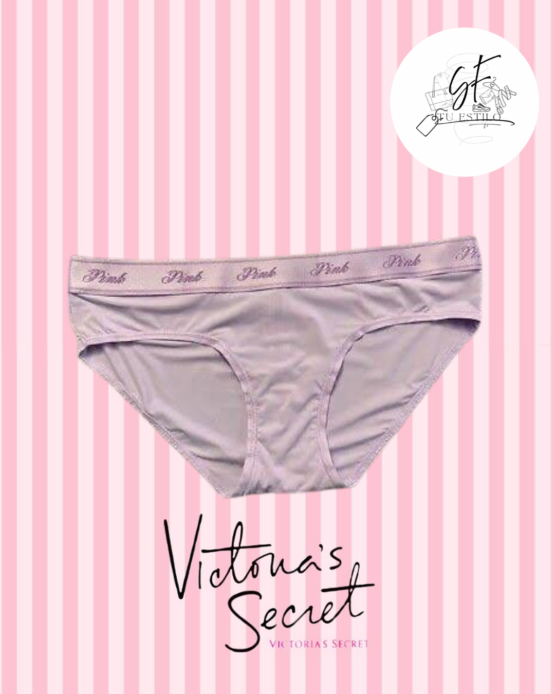 Panti estilo hiphugger de algodón con logo