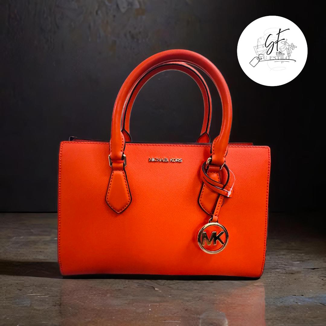 Bolsa sheila- Pequeña para mujer color naranja