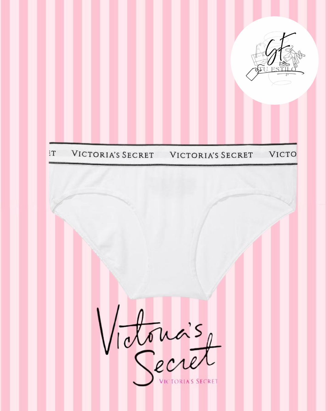 Panti colaless de algodón con logo