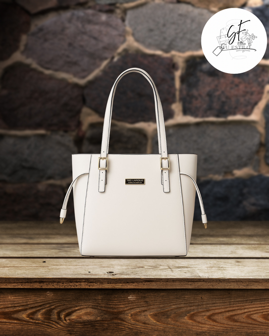 Bolsa Tote color blanco