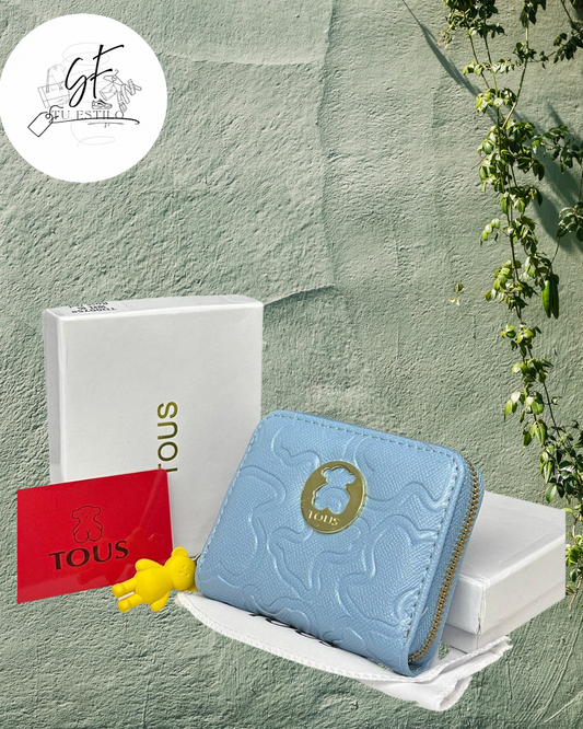Cartera azul cielo para mujer