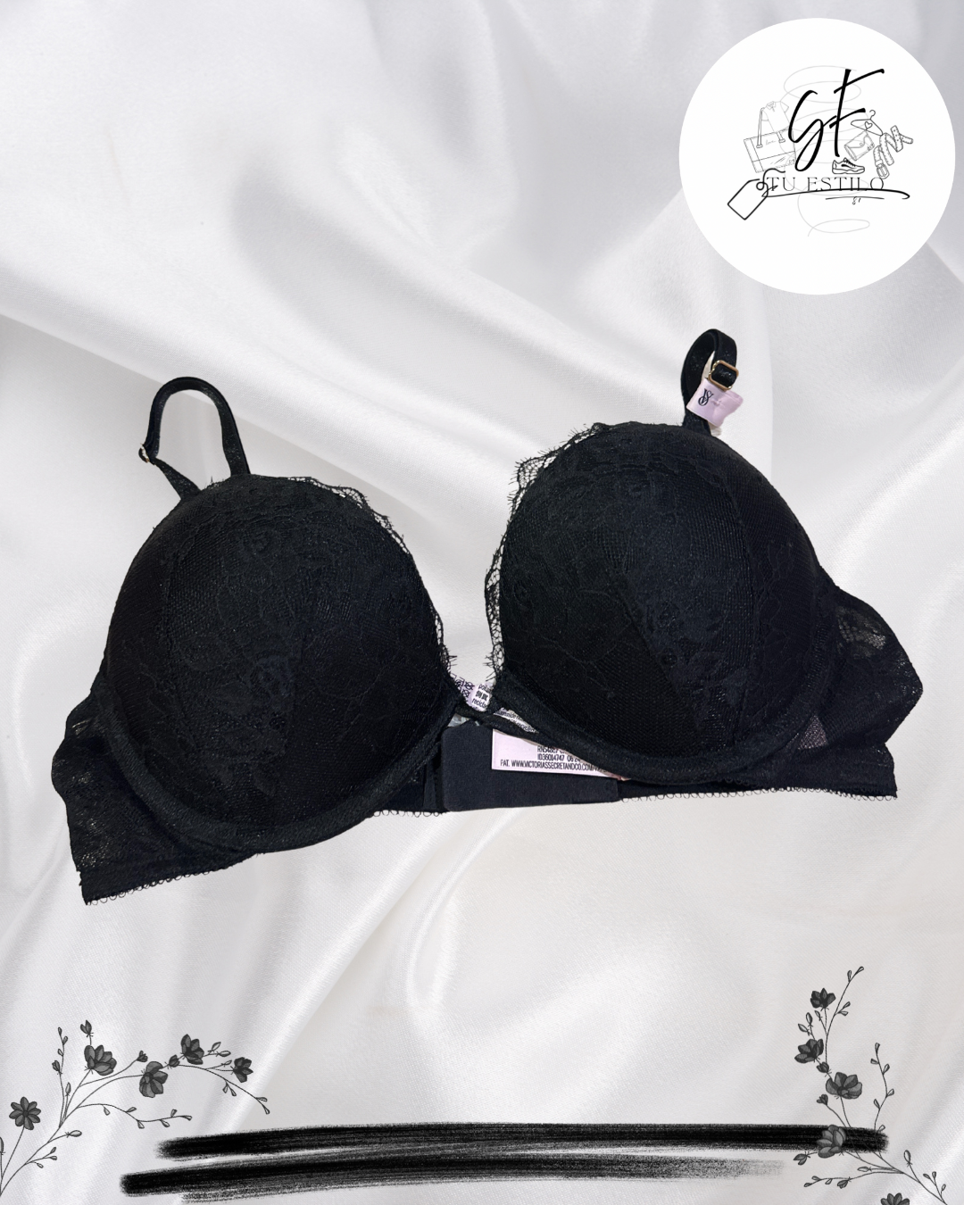 Bra Push-Up negro