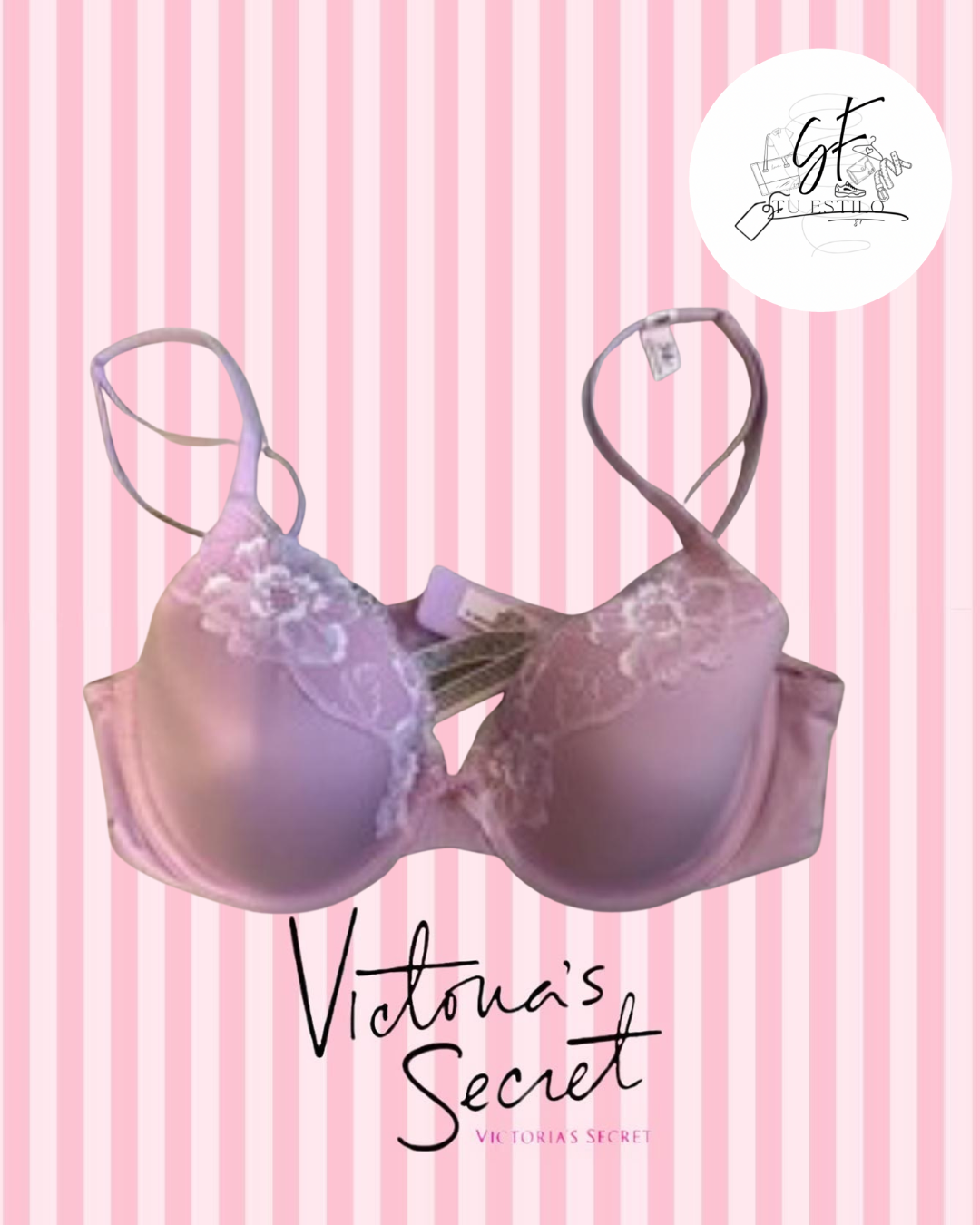 Brasier push up con ribete de encaje Perfect Shape