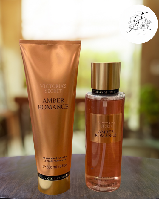 Set Lotion Parfumée Amber Romance 236ml Ambar