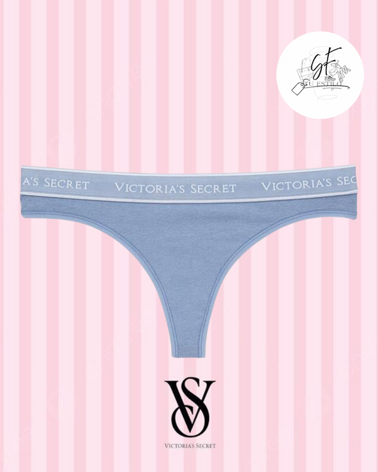Tanga de algodón con logo