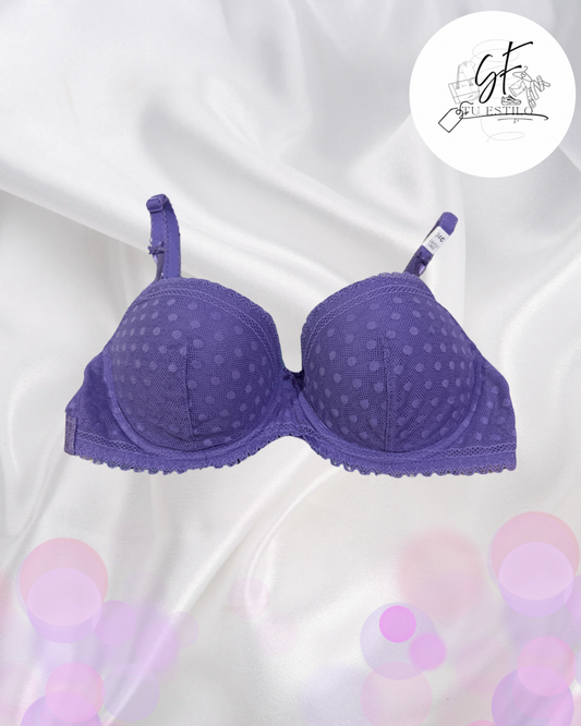 Bra Balconette con Moño Sin Relleno Wicked