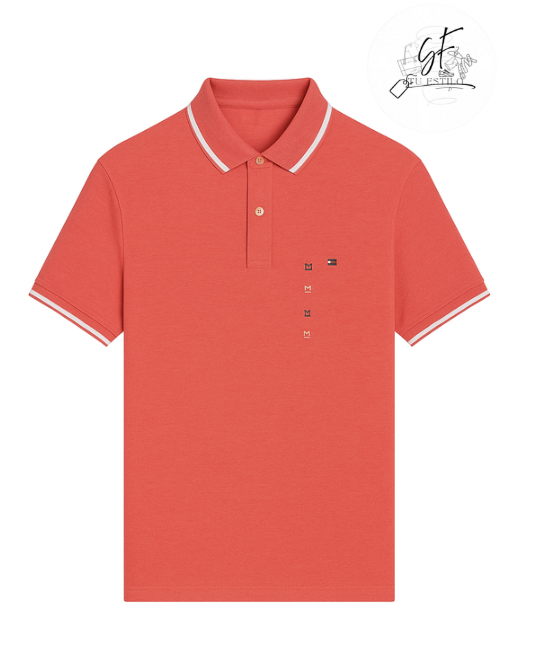Playera tipo Polo de caballero