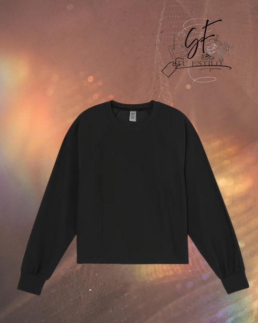 Sudadera con cuello redondo LUXRib