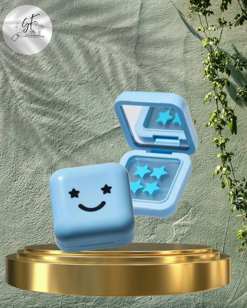 Starface Hydro-Star + Parches de espinillas de ácido salicílico y Big Blue Compact, ayuda a reducir y calmar puntos más profundos, bonita forma de estrella, vegano, 32 unidades