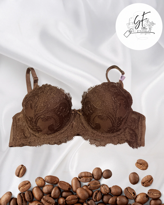 Bra Balconette Wicked Sin Forro con Bordado Floral Boho