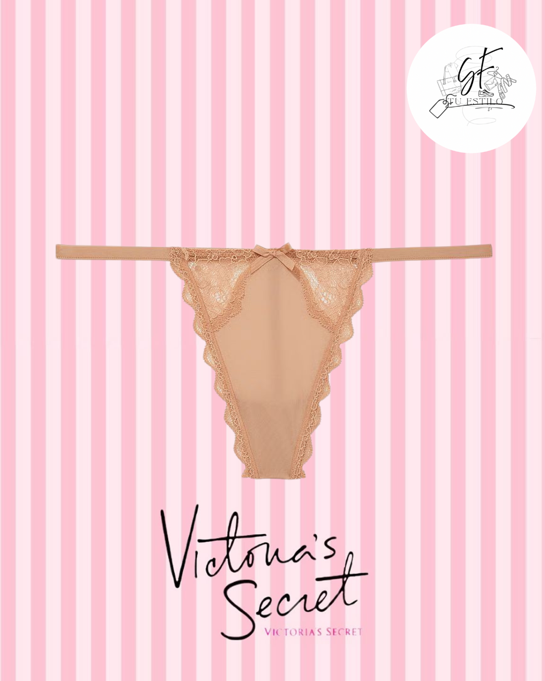 Panty V-String con Encaje