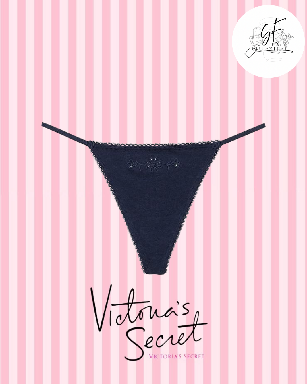 Panty V-String con Encaje