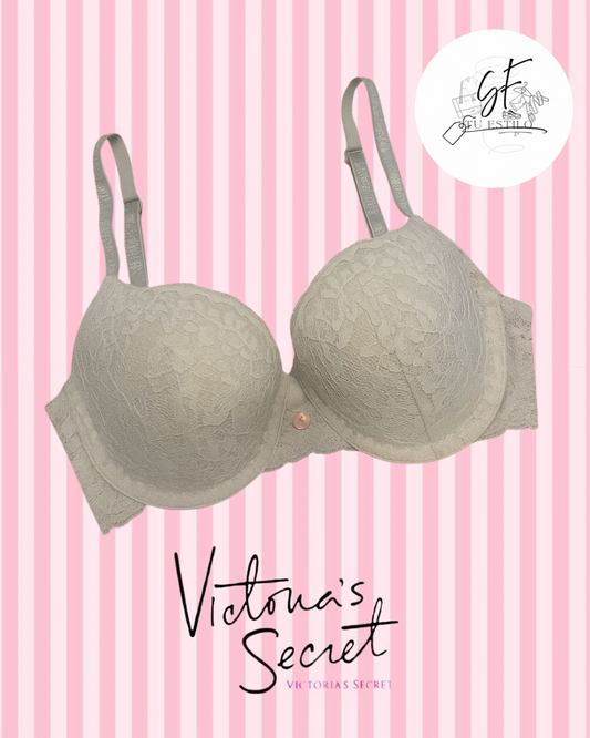 Bra Demi de Encaje con Cobertura Clásica y Tirantes Brillantes