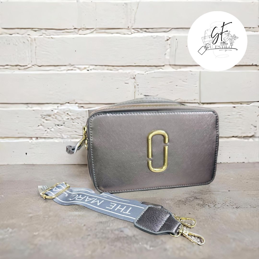 Bolso Bandolera para mujer color plata