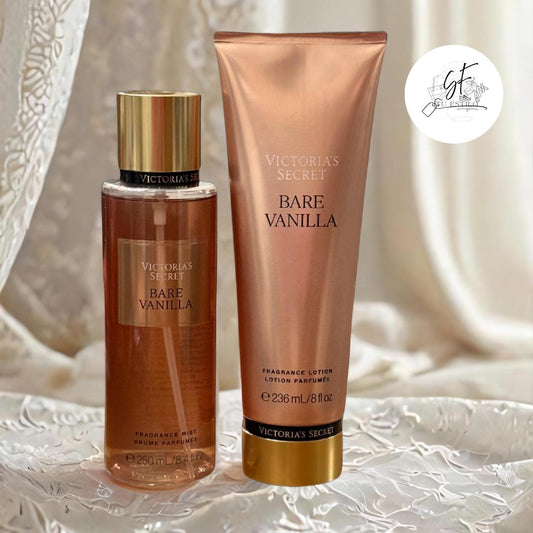Set de crema y Body. Bare Vanilla
