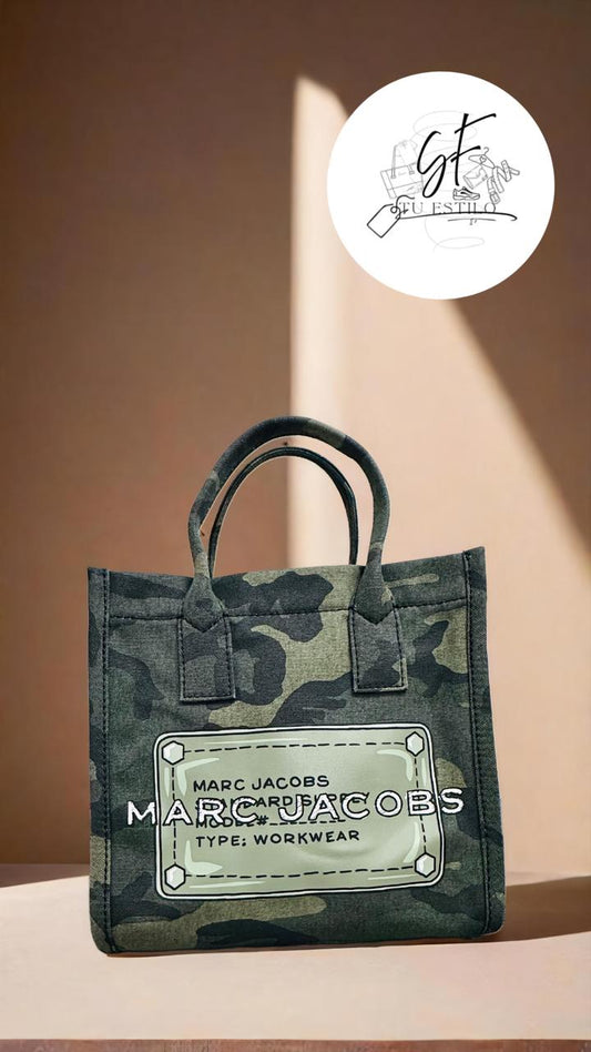 Bolso tote mediano de nailon - Camo Multi, verde militar Camo Multi MARC JACOBS