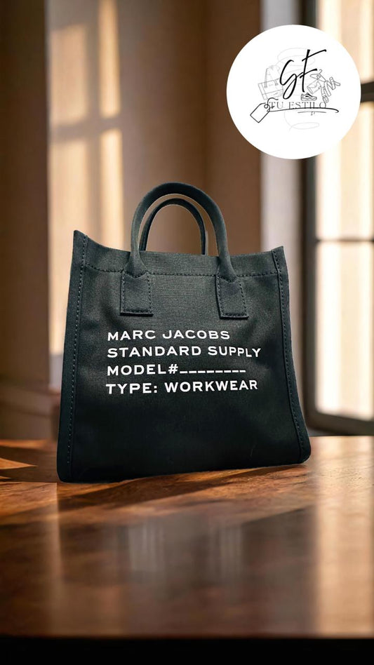 Bolso tote mediano color negro MARC JACOBS