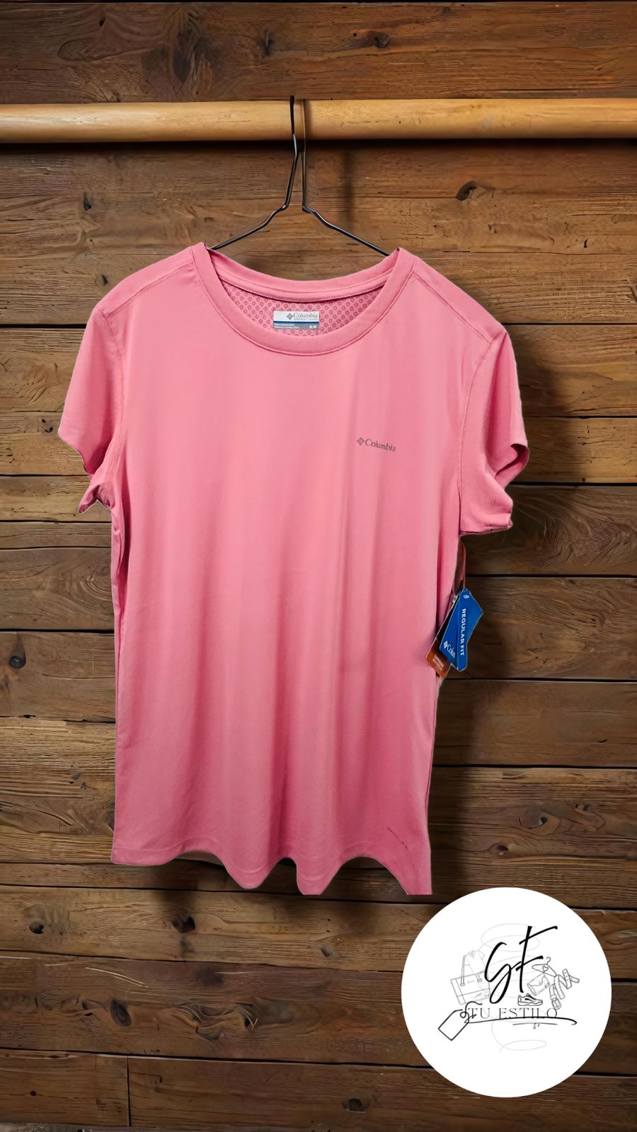 Playera de senderismo de manga corta dama.