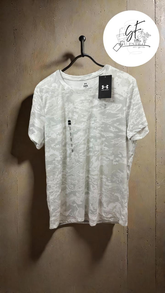 Playera de manga corta para mujer Streaker Speed gris