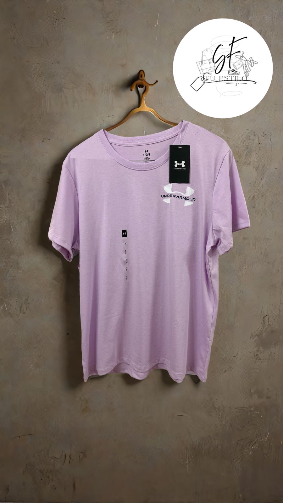 Playera Fitness Circle Logo Morado Mujer