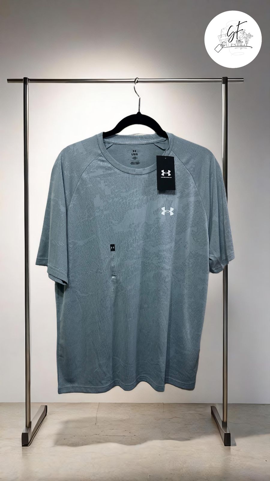 Playera de manga corta UA RUSH SmartForm para hombre azul