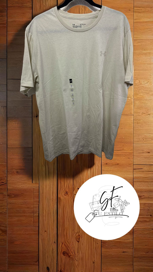 Playera manga Corta para Hombre Biege