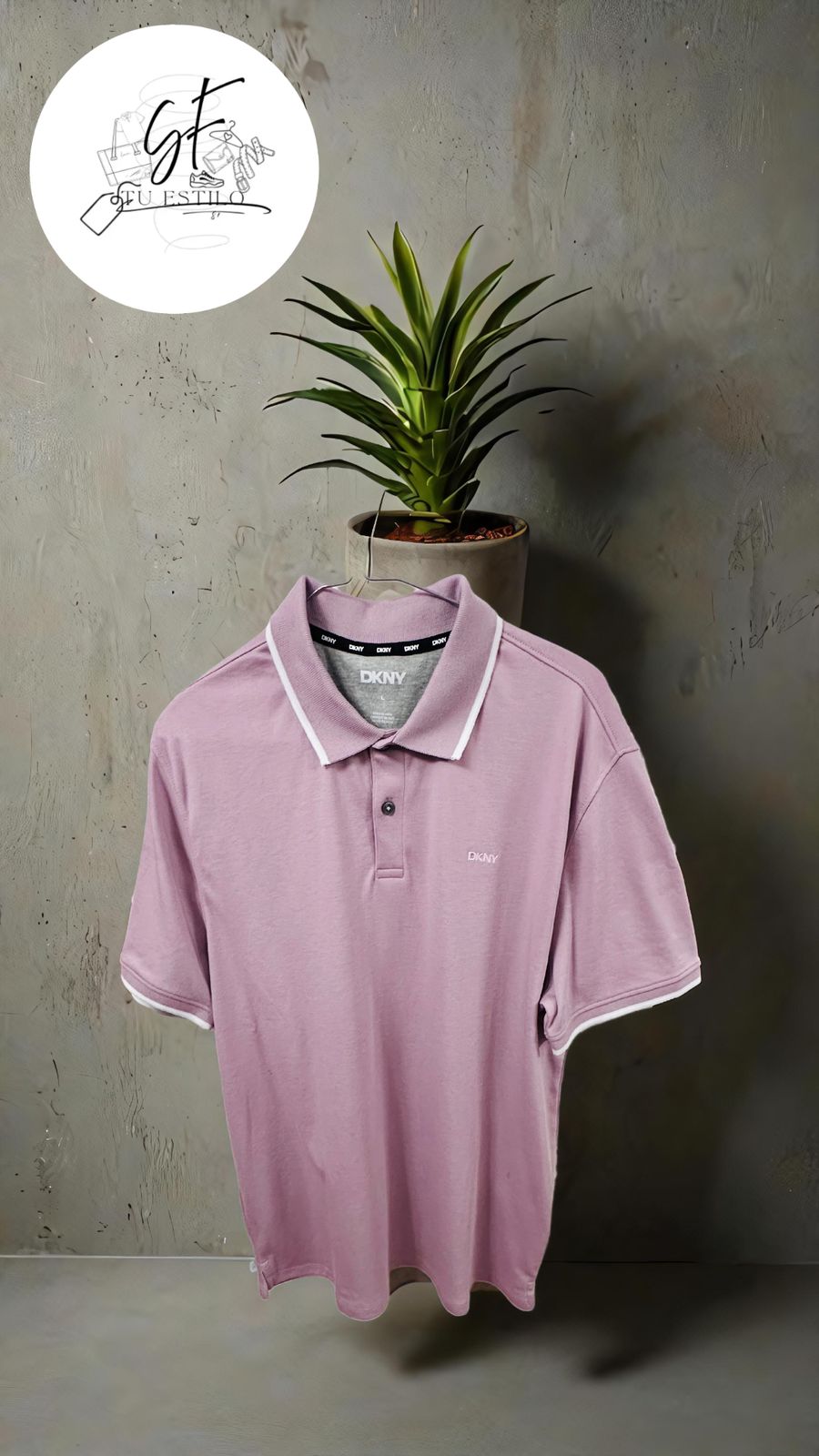 Playera polo Oxford Piqué para hombre, color morado.