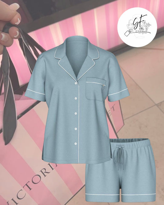 SET DE PIJAMAS Conjunto de Pijama de Modal Corta