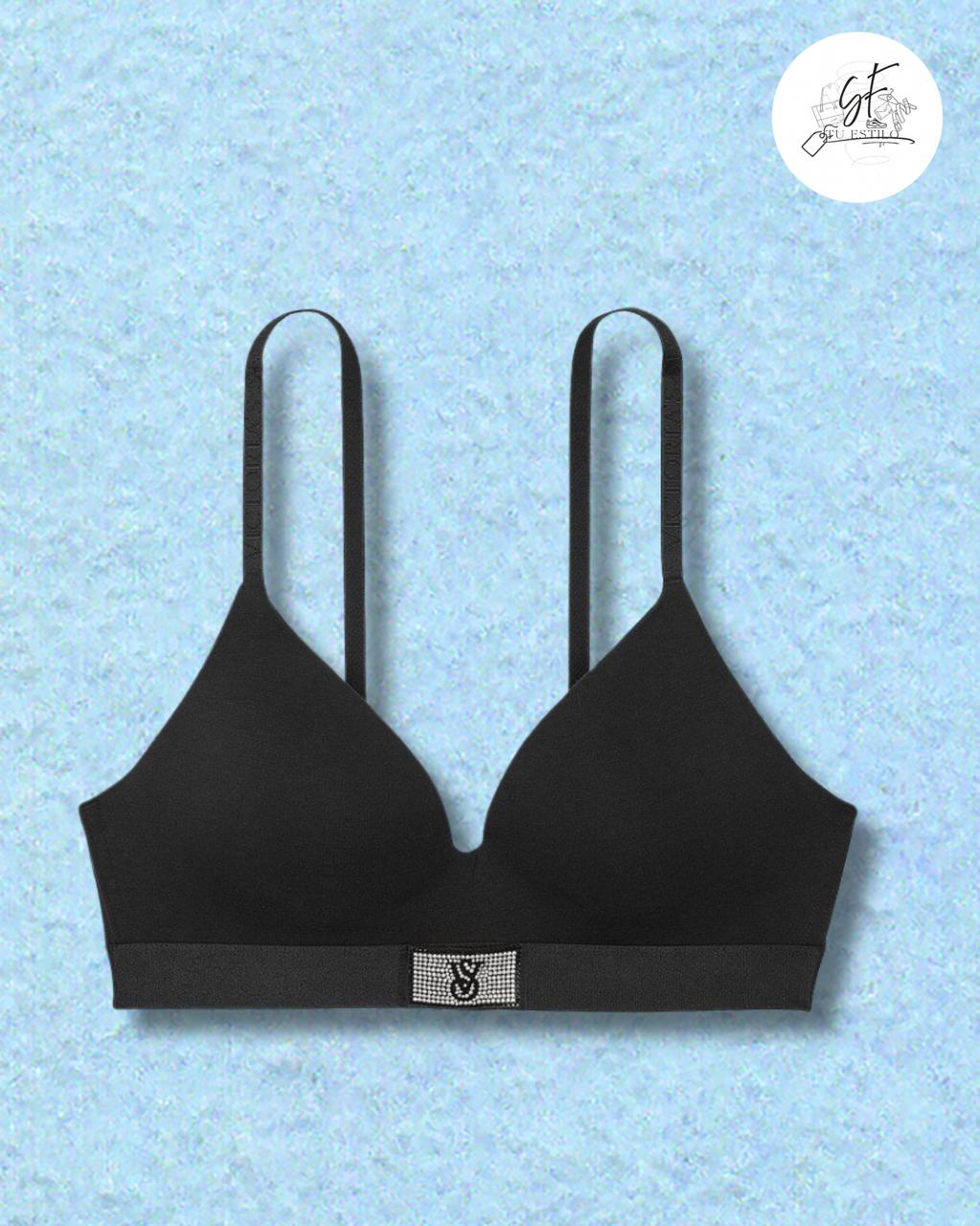 Bralette Wireless con Detalle de Cristales