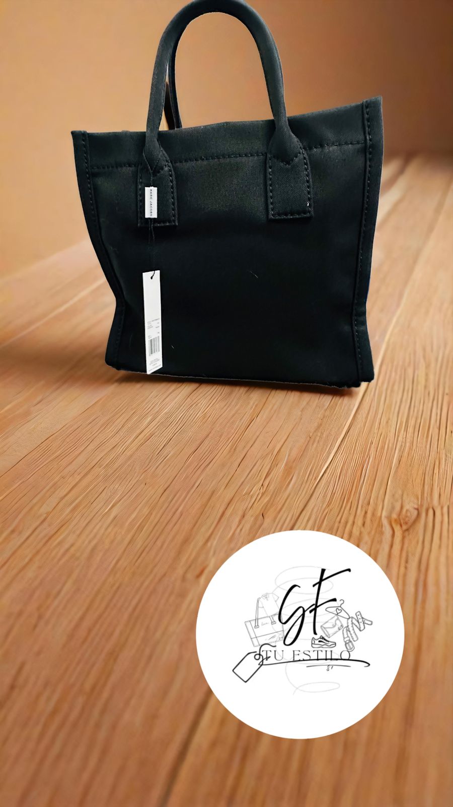 Bolso tote mediano color negro MARC JACOBS